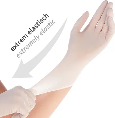 Produktbild von HYGOSTAR Nitril-Handschuh SAFE SUPER STRETCH M schwarz