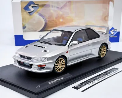 Image de Subaru Impreza 22B (1998) Argent - SOLIDO 1:18
