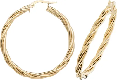 Image de Boucles d'Oreilles Femme Or 375/1000 - 30mm; TRS374829KYMM30