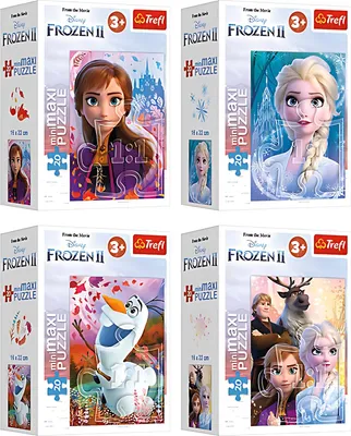 Produktbild von Puzzle Mini Maxi 20 Teile Disney Frozen 2, Puzzleformat 220x160mm