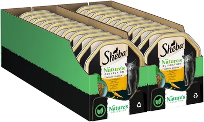 Produktbild von SHEBA Schale Nassfutter für Katzen Nature's Collection in Sauce mit Truthahn 2 x