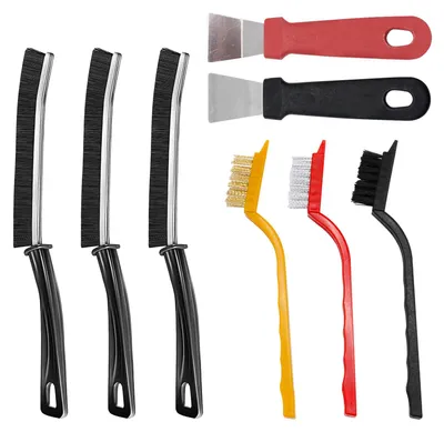 Fugenbürsten-Set, 8-teilig, multifunktional, für Bad & Küche