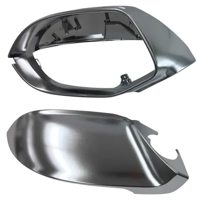 1x LINKS Gehäuse ALU Look Spiegel Kappen Außenspiegel für Audi A7 4G ab 2010 – Produktansicht