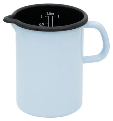Produktbild von Riess Emaille Küchenmaß Ø 10cm, 1 l Backemaille Blau