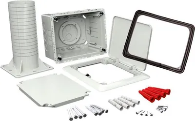 Obrázok produktu pre KOPOS KUZ-VOI KB Bezhalogénová izolovaná inštalačná krabica (š x v x h) 170 x 210 x 300 mm