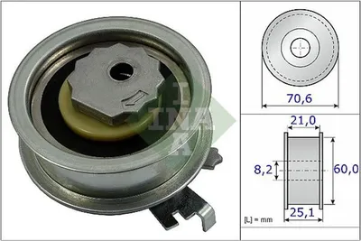 Produktbild von INA Spannrolle für Zahnriemen für Audi Seat Skoda VW