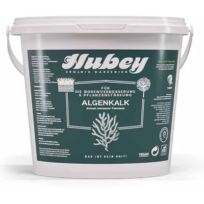 Produktbild von Hubey Algenkalk Pulver, kohlensaurer Kalk aus Meeresalgen fein vermahlen, 10 kg