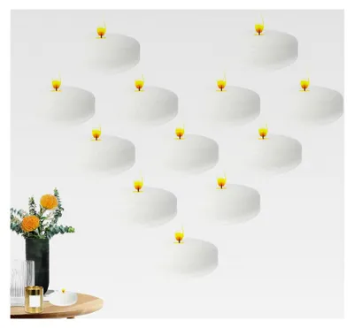 Produktbild von Schwimmende Hochzeitskerzen für Tischdekoration - Tischdeko für Valentinstag, Weihnachten, Partys und festliche Abendessen