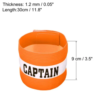 Produktbild von Kapit?nsarmband elastisch Armband fš¹r Fu?ballteamschulung Orange