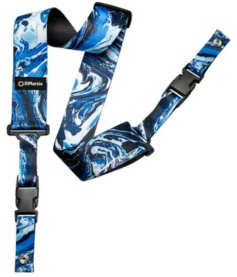 Immagine prodotto di DiMarzio Steve Vai ClipLock - Cinghia per chitarra Blue Universe DD2240