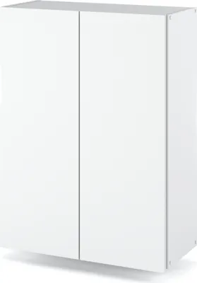Produktbild von Badezimmer-Wandschrank - Badschrank Badezimmermöbel Waschküche Waschmaschinenregal Hängeschrank Badmöbel mit Stauraum (Weiß) 60cmx80cmx30cm