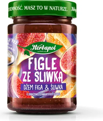 Zdjęcie produktu dla Herbapol - Dżem Figle ze śliwką
