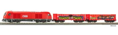 Produktbild von PIKO Start-Set Güterzug ÖBB mit Rh2016, A-Gleis mit Bettung 57033
