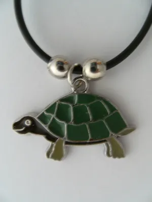 Produktbild von Kette Schildkröte, Modeschmuck, Anhänger emailliert, Schildkröten, Tier Tiere