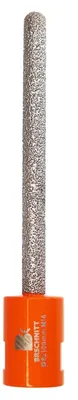 Immagine prodotto di Fresatrice diamantata, diametro 8 mm, lunghezza 100 mm, filettatura M14, per smerigliatrici angolari