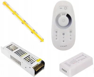 Produktbild von Omako COB LED-Band 12m Neutralweiß Set mit Fernbedienung