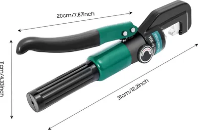 Produktbild von Hydraulische Rohrpresszange - Handbetrieben - 60 kN Presskraft - 8 Matrizenpaare - Für Aluminium- und Kunststoffrohre
