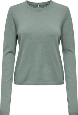 Produktbild von ONLY ONLLOYAL LS ONECK KNT NOOS Chinois Green/Melange S