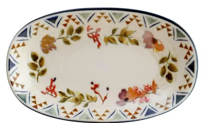 Obrázek produktu pro Jarní servírovací tácek, oválný, 15 x 8,5 cm - 12 kusů