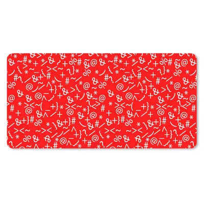 Produktbild von MuchoWow® Schreibtischunterlage Mathematik - Zahlen - Muster 80x40 cm - XXL Mauspad - Gaming Mauspad