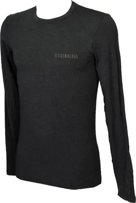 Produktbild von BIKKEMBERGS Herren T-Shirt Langarm Rundhalsausschnitt Modal Artikel VBKT05129 MODAL T -SHIRT, S, Modal 95%,Elasthan 5%