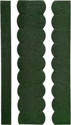 Produktbild von 2 Set Dachschindeln Biberschwanz (46 mm + 415 mm lang) grün