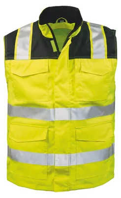 Immagine prodotto di elysee® unisex Warnweste GREGOR gelb, schwarz Größe XL
