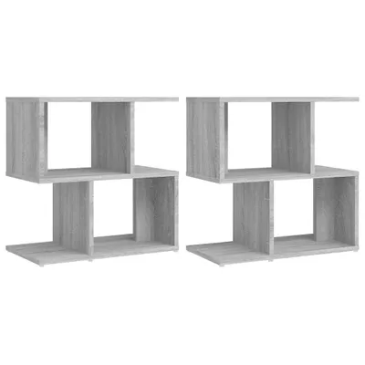 Obrázek produktu pro vidaXL Noční stolky 2 ks. Grey Sonoma 50x30x51,5 cm výrobek z odvozeného dřeva