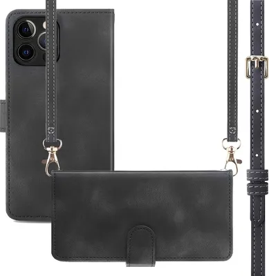 Immagine prodotto di Custodia pieghevole imoshion con cordino iPhone 12 (Pro) - Nero