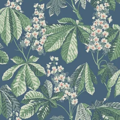 Immagine prodotto di Carta da parati Borastapeter foglie grigio blu - 660406 - 53 cm x 10,05 m