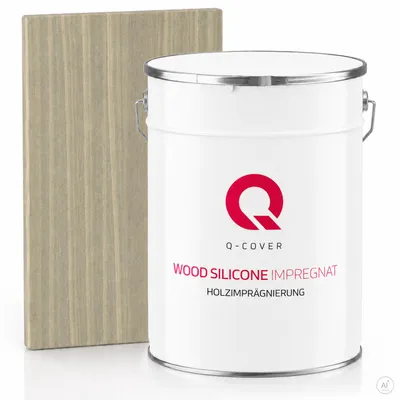 Produktbild von Holzimprägnierung | Hellgrau 5 L 2 In 1 Holzschutz Farbimprägnierung Imprägniermittel Holzschutzmittel Imprägnierung Abperleffekt
