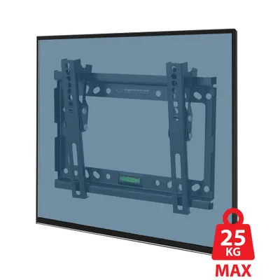 Produktbild von Esperanza ERW010, 35,6 cm (14"), 127 cm (50"), 25 kg, 75 x 75 mm, 200 x 200 mm, Schwarz