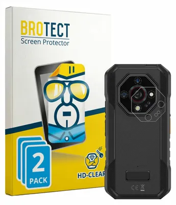 Produktbild von 2x Für Ulefone Armor X32 Pro (NUR Kameraschutz) Schutzfolie BROTECT Displayschutz Display Schutz Folie Klar Transparent