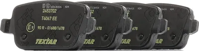 Produktbild von Textar Bremsbeläge hinten für Land Rover Freelander 2 Volvo S80 II V70 III XC70