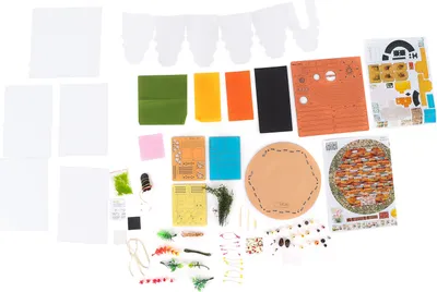 Produktbild von DIY Blumenraummodell handgefertigte Holzkreativität Stereoskopische Form für Kinder Erwachsene