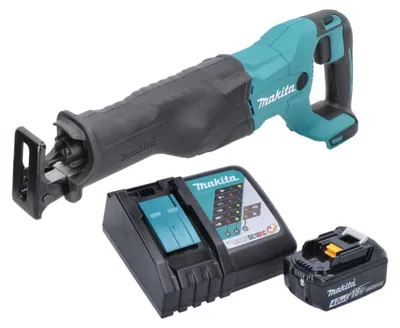 Zdjęcie produktu dla Akumulatorowa pilarka szablasta Makita DJR 186 RM1 18 V + 1x akumulator 4,0 Ah + ładowarka