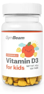 Obrázok produktu pre GymBeam | uvac vitamn D3 pre deti Orange
