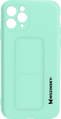 Obrázek produktu pro Wwozinsky Kickstand Case Silikonowe Etui Z Podstawką Iphone 11 Pro Max Miętowe