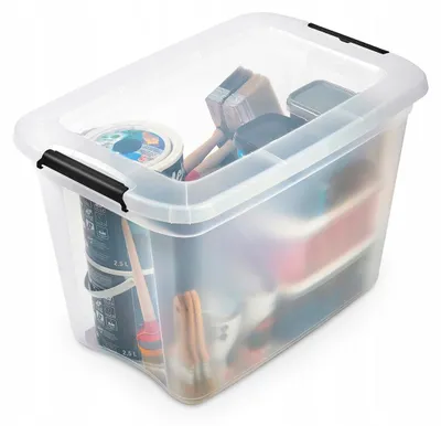 Produktbild von MOXOM RobuStore Transparente Aufbewahrungsbox Lebensmittel 55L