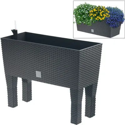 Image de RATO CASE HIGH Pot de fleurs - anthracite - Prosperplast 4