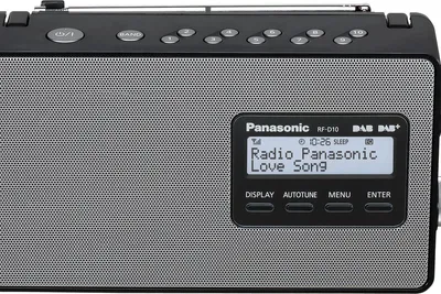 Image de Panasonic RF-D10EG-K Radio DAB+ Schwarz / Grau