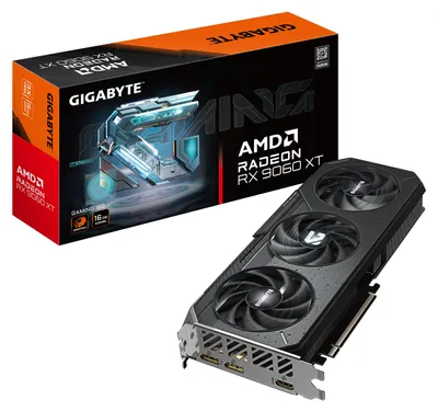 Obrázok produktu pre GIGABYTE Radeon RX 9060 XT GAMING 16G, Radeon RX 9060 XT, 16 GB, GDDR6, 128 bit, 7680 x 4320 px, PCI Express x16 5.0