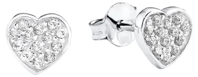 Produktbild von s. Oliver Ohrringe für Mädchen, Zirkonia / 925 Sterling Silber, Rhodiniert