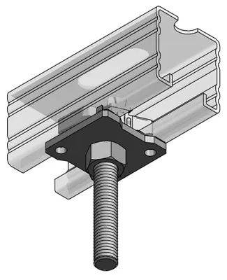 Produktbild von MEFA Gewindebolzen Stex 45 GB, M8x70mm, Stahl S235, verzinkt, 20 Stk.