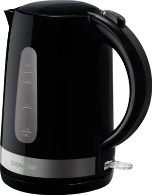 Obrázek produktu pro SENCOR SWK 1749BK Rychlovarná konvice, objem 1,7 l, 2200 W, středový 360° STRIX konektor s trojnásobným bezpečnostním jištěním, neobsahuje BPA