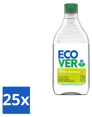 Produktbild von 25 x Ecover Spülmittel - Zitrone & Aloe Vera - 450 ml - Vorteilspackung - 25 Stücke
