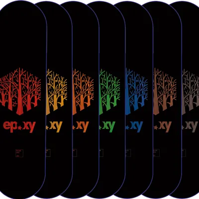 Produktbild von Epoxy Skateboard Deck EPOXY WOOD, Größe:8.5, Farben:mehrfarbig