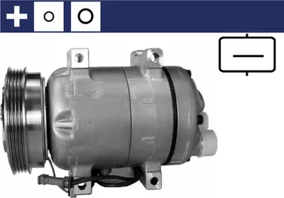 Produktbild von Mahle Klimakompressor für Alfa Romeo 155 Audi A4 A6 Cabriolet VW Passat
