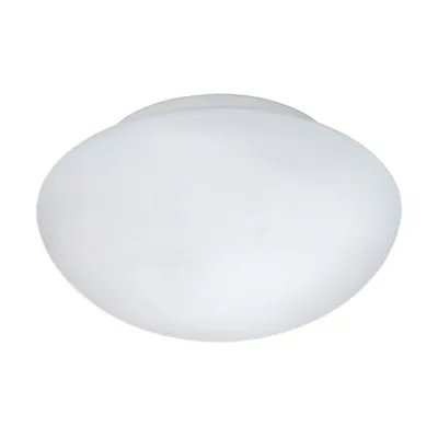 Immagine prodotto di Plafoniera Contemporanea Piccola Ella 1 Luce Acciaio Bianco