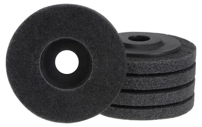 5 Nylon-Polierscheiben 115 mm, 320er Körnung für Winkelschleifer